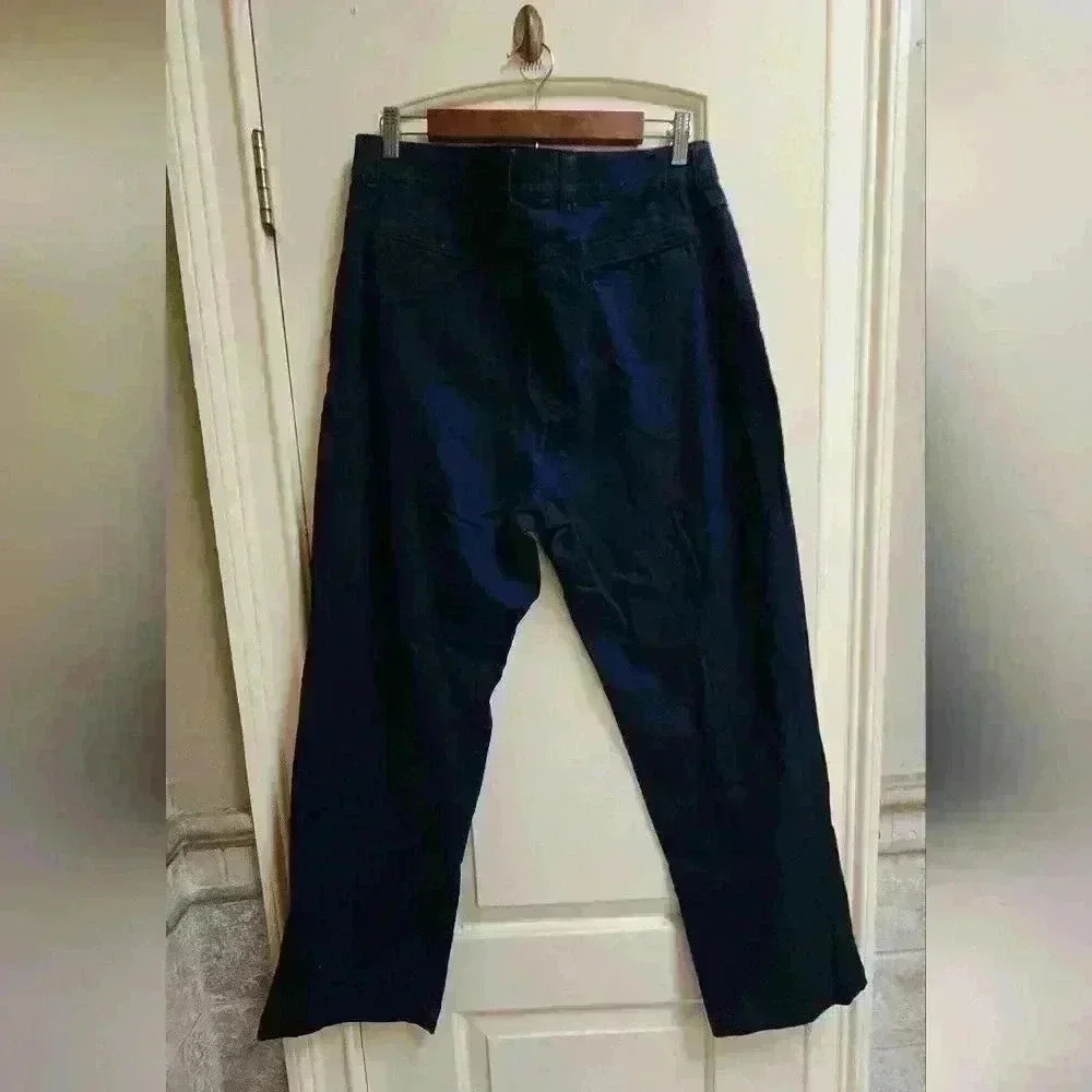 P5021 Orvis straight leg high waist dark wash size 16 - Picture 6 of 9